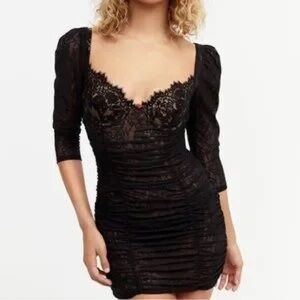 FOR LOVE AND LEMONS HARLOW LACE DRESS